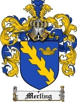 Merling coat of arms family crest download