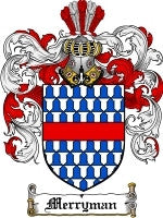 Merryman coat of arms family crest download