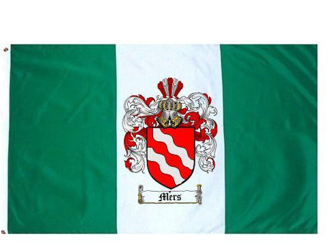 Mers family crest coat of arms flag