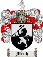 Merth coat of arms family crest download