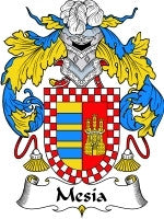 Mesia coat of arms family crest download