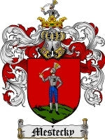 Mestecky coat of arms family crest download