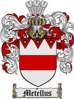 Metellus coat of arms family crest download