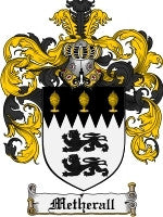 Metherall coat of arms family crest download