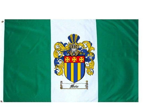 Mew family crest coat of arms flag