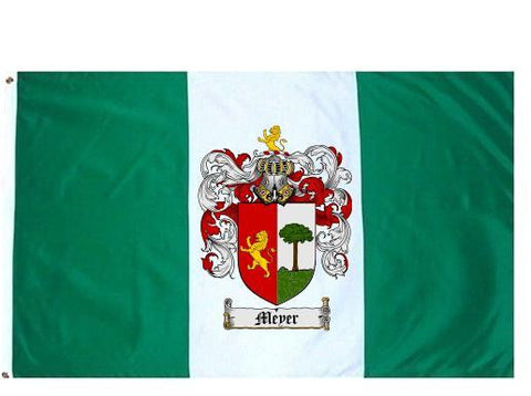 Meyer family crest coat of arms flag