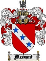 Mezzani coat of arms family crest download