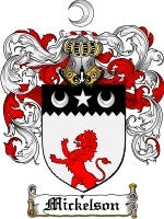 Mickelson coat of arms family crest download