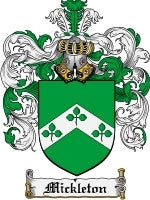 Mickleton coat of arms family crest download