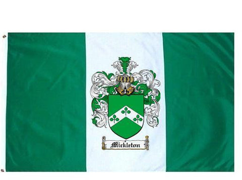 Mickleton Coat of Arms Flag / Family Crest Flag – Family Crests / Coat ...