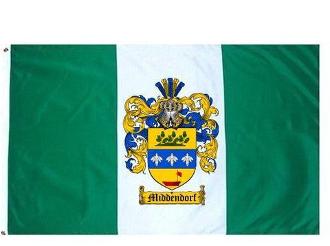 Middendorf family crest coat of arms flag