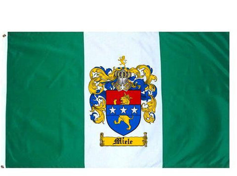 Miele family crest coat of arms flag