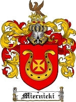 Miernicki coat of arms family crest download