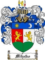 Mihalko coat of arms family crest download