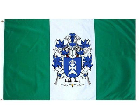 Mikulicz family crest coat of arms flag