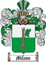 Milano coat of arms family crest download