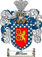 Millan coat of arms family crest download