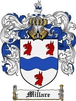 Millare coat of arms family crest download