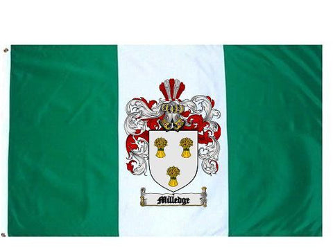Milledge family crest coat of arms flag