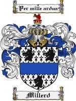 Millerd coat of arms family crest download