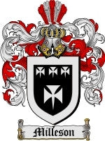 Milleson coat of arms family crest download