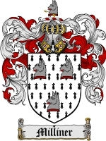 Milliner family crest coat of arms emailed to you within 24 hours ...