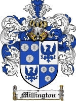 Millington coat of arms family crest download