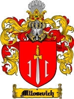 Milosevich coat of arms family crest download