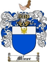 Miner coat of arms family crest download