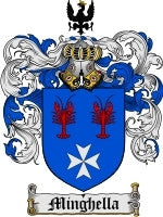 Minghella coat of arms family crest download