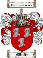 Minitt coat of arms family crest download