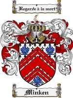 Minken coat of arms family crest download