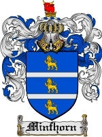 Minthorn coat of arms family crest download