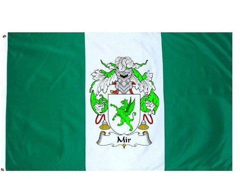 Mir family crest coat of arms flag
