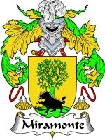 Miramonte coat of arms family crest download