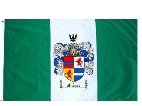 Misasi family crest coat of arms flag