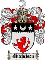 Mitchelson coat of arms family crest download