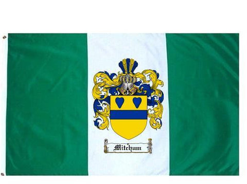 Mitchum family crest coat of arms flag