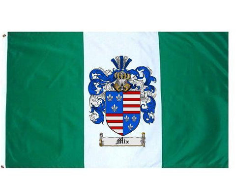 Mix family crest coat of arms flag
