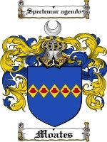 Moates coat of arms family crest download