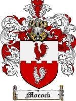 Mocock coat of arms family crest download