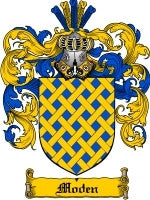 Moden coat of arms family crest download