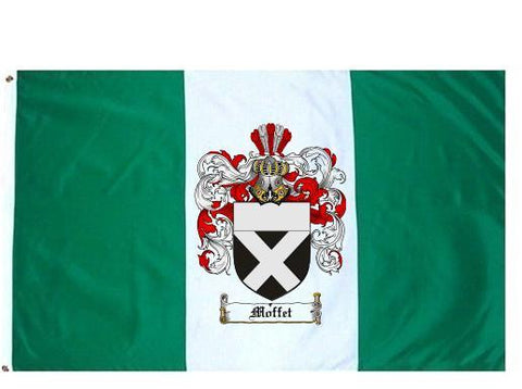 Moffet family crest coat of arms flag