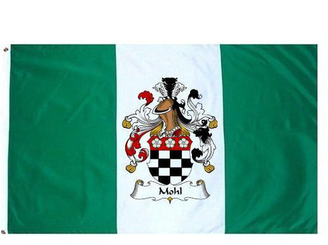 Mohl family crest coat of arms flag