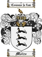 Moire coat of arms family crest download