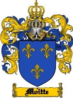 Moitte coat of arms family crest download