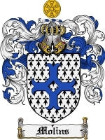 Molins coat of arms family crest download