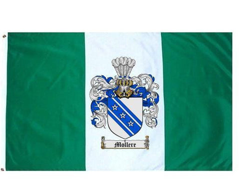 Mollere family crest coat of arms flag
