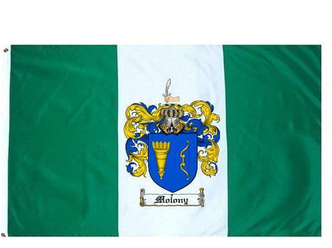 Molony family crest coat of arms flag