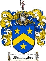 Monaugher coat of arms family crest download